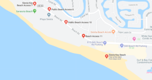 map of beach access points