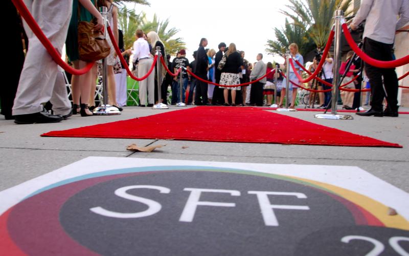 red carpet for sarasota film festival