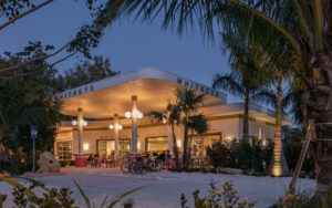 Outside view of Whitneys restaurant on Longboat Key