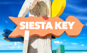Orange Siesta Key sign