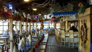 Interior of Phillippi Creek Restaurant and Oyster Bar in Sarasota 