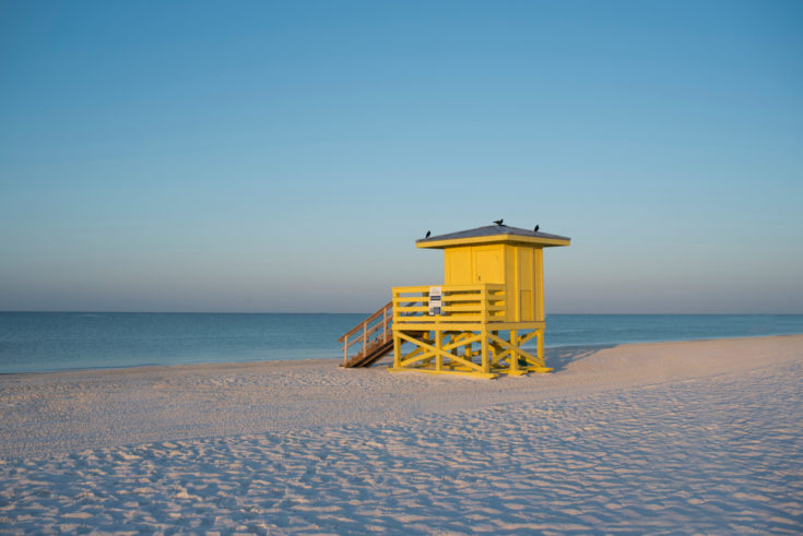 Siesta,Key,Beach,Huts,Near,Sarasota,Florida