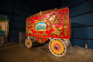 Circus cart at the John Ringling Circus Museum