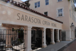 Exterior view of Sarasota Opera House