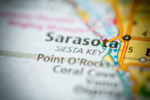 Sarasota and Siesta Key Map