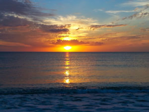 Sunset at Siesta Key on Florida's Gulf Coast.