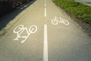 Bike lanes clearly marked