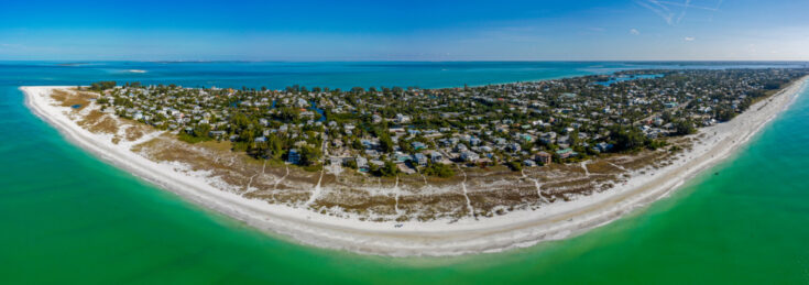 A,Beautiful,Aerial,View,Of,Anna,Maria,Island,In,Florida